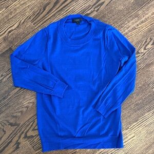 J. Crew Women's Vibrant Blue Crewneck Sweater